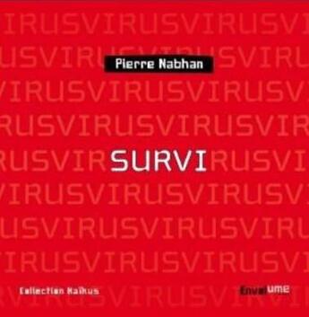 Couverture du livre « Survi » de Pierre Nabhan aux éditions Envolume