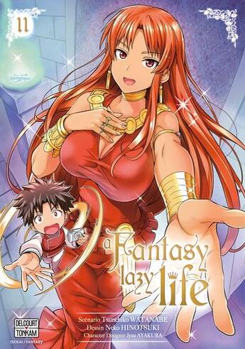 Couverture du livre « A fantasy lazy life Tome 11 » de Tsunehiko Watanabe et Neko Hinotsuki aux éditions Delcourt