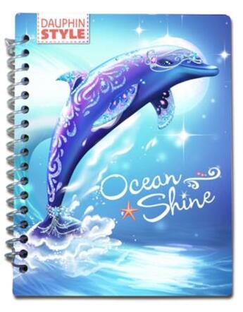 Couverture du livre « Dauphin style ; ocean shine ; mini carnet créatif » de  aux éditions Play Bac