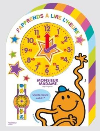 Couverture du livre « Boîte horloge Monsieur Madame » de Roger Hargreaves aux éditions Le Livre De Poche Jeunesse