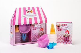 Couverture du livre « La maison des cupcakes ; coffret » de Berengere Abraham aux éditions Larousse