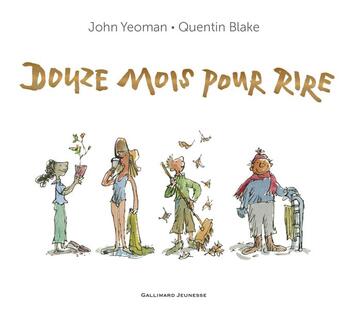 Couverture du livre « Douze mois pour rire » de Quentin Blake et John Yeoman aux éditions Gallimard-jeunesse