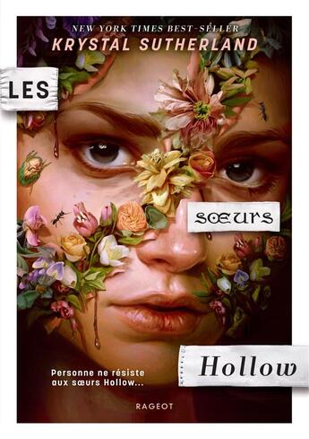 Couverture du livre « Les soeurs Hollow » de Krystal Sutherland aux éditions Rageot