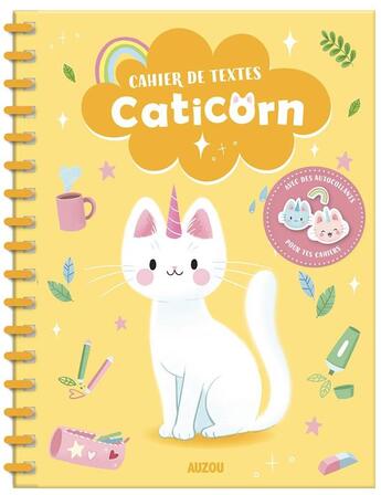 Couverture du livre « Agenda caticorn 2021-2022 » de Ophelie Ortal aux éditions Philippe Auzou