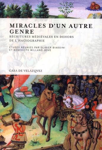 Couverture du livre « Miracles d un autre genre » de Biaggini/Millan aux éditions Casa De Velazquez