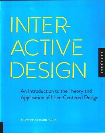 Couverture du livre « Interactive design » de Pratt Andy aux éditions Rockport