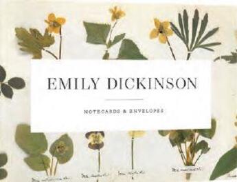 Couverture du livre « Emily dickinson notecards /anglais » de Princeton Architectu aux éditions Princeton Architectural