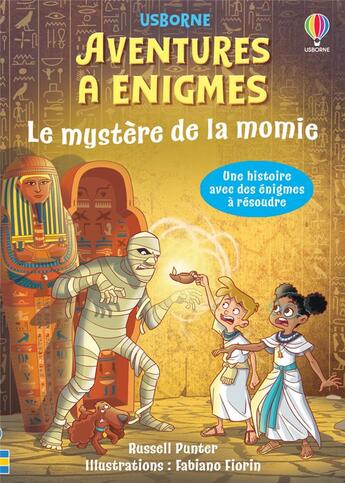 Couverture du livre « Aventures à énigmes : Le mystère de la momie » de Russell Punter et Fabiano Fiorin aux éditions Usborne