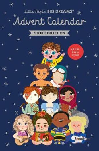 Couverture du livre « Little people, big dreams : Advent calendar ; book collection » de Maria Isabel Sanchez Vegara aux éditions Frances Lincoln