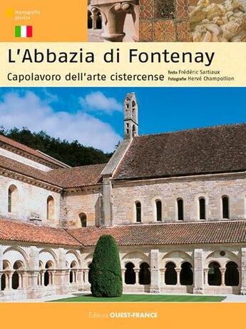 Couverture du livre « L'abbaye de fontenay - italien » de Sartiaux/Champollion aux éditions Ouest France