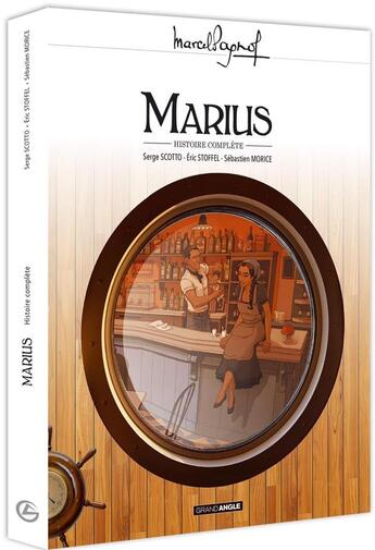 Couverture du livre « Marius : coffret Tomes 1 et 2 » de Serge Scotto et Eric Stoffel et Sebastien Morice aux éditions Bamboo