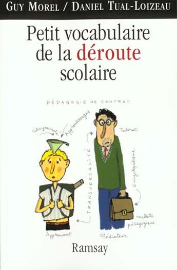 Couverture du livre « Petit vocabulaire de la deroute scolaire » de Guy Morel aux éditions Ramsay