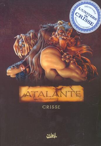 Couverture du livre « Atalante - la légende ; COFFRET T.1 A T.3 » de Didier Crisse aux éditions Soleil