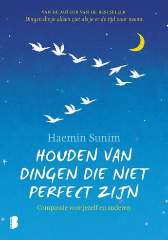 Couverture du livre « Houden van dingen die niet perfect zijn » de Haemin Sunim aux éditions Epagine