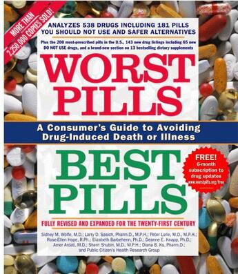 Couverture du livre « Worst Pills, Best Pills » de Wolfe Sid M aux éditions Pocket Books