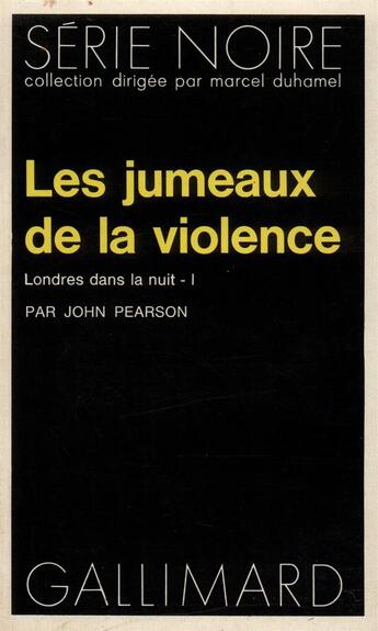 Couverture du livre « Jumeaux De La Viol T.1 » de Pearson J aux éditions Gallimard