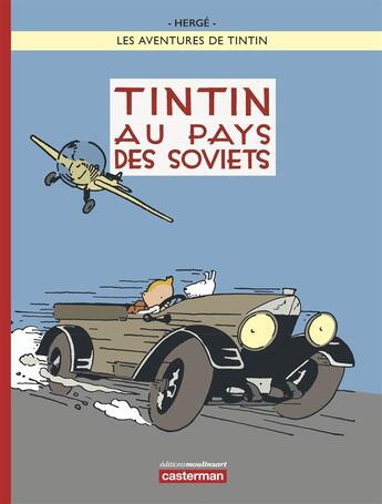 Couverture du livre « Les aventures de Tintin Tome 1 : Tintin au pays des Soviets » de Herge aux éditions Casterman