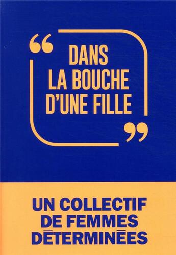 Couverture du livre « Dans la bouche d'une fille » de  aux éditions Albin Michel