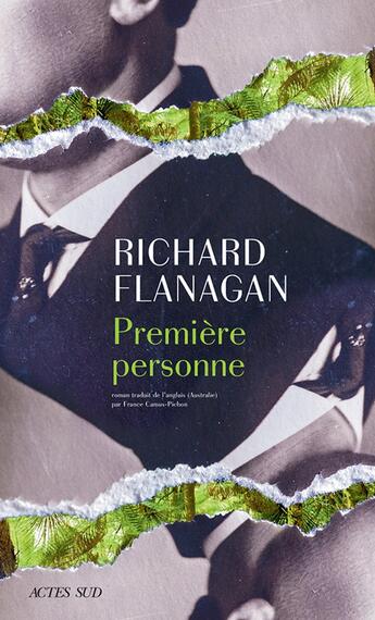 Couverture du livre « Première personne » de Richard Flanagan aux éditions Actes Sud