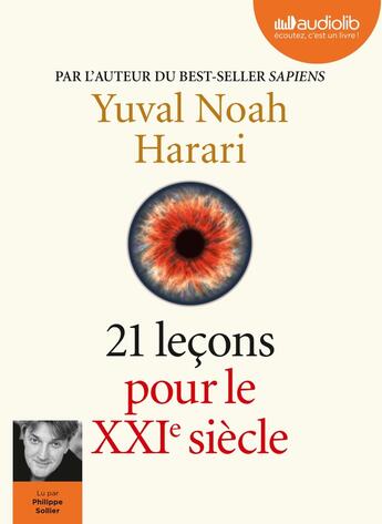 Couverture du livre « 21 lecons pour le xxie siecle - livre audio 2 cd mp3 » de Yuval Noah Harari aux éditions Audiolib