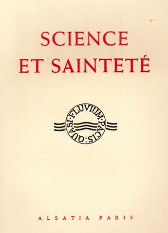 Couverture du livre « Science et sainteté » de Jean Mabillon aux éditions Nel