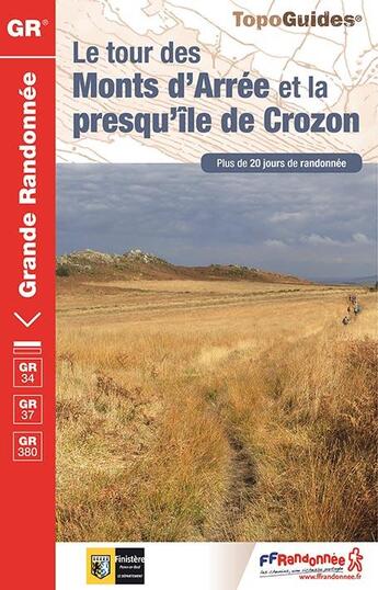 Couverture du livre « Le tour des Monts d'Arrée et la presqu'île de Crozon (édition 2017) » de  aux éditions Ffrp