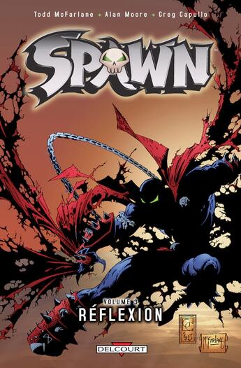 Couverture du livre « Spawn Tome 3 : réflexion » de Alan Moore et Greg Capullo et Todd Mcfarlane aux éditions Delcourt