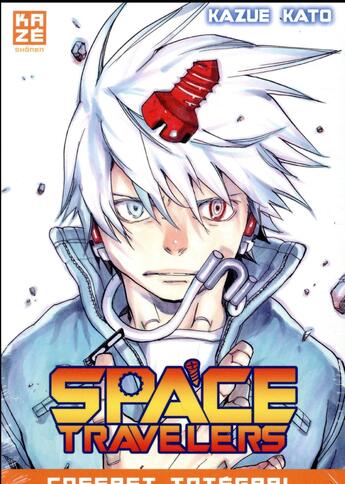 Couverture du livre « Space travelers ; COFFRET INTEGRALE T.1 A T.5 » de Kazue Kato aux éditions Kaze