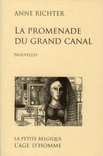 Couverture du livre « La promenade du grand canal » de Anne Richter aux éditions L'age D'homme