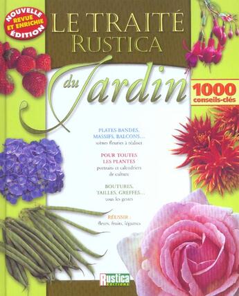 Couverture du livre « Traite rustica du jardin (le)- troisieme edition » de  aux éditions Rustica