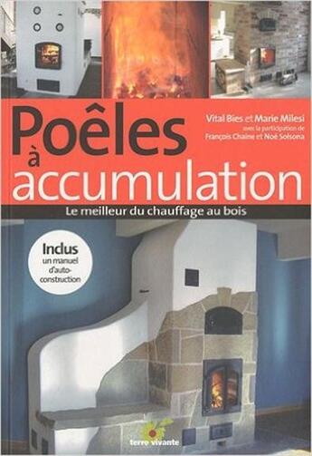 Couverture du livre « Poêles à accumulation » de Marie Milesi aux éditions Terre Vivante