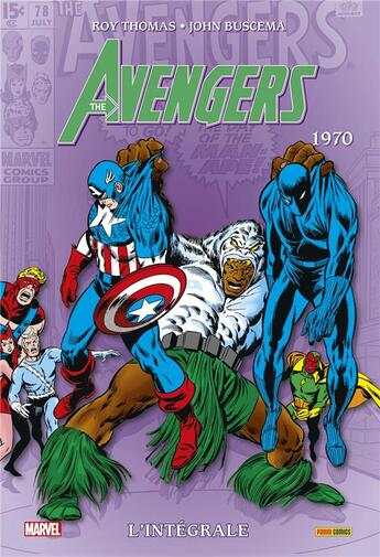 Couverture du livre « Avengers : Intégrale vol.7 : 1970 » de John Buscema et Roy Thomas aux éditions Panini