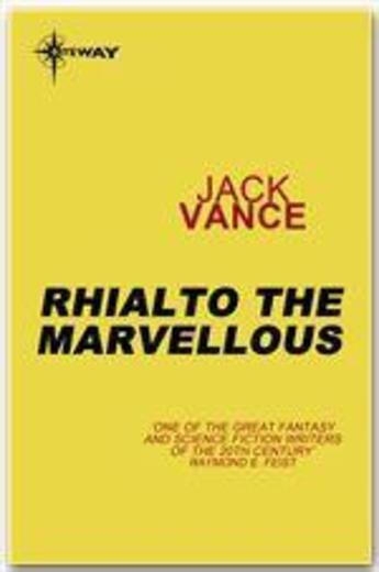 Couverture du livre « Rhialto the Marvellous » de Jack Vance aux éditions Victor Gollancz