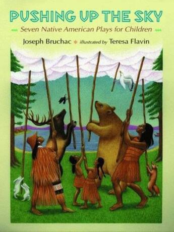 Couverture du livre « Pushing up the Sky » de Joseph Bruchac aux éditions Penguin Group Us