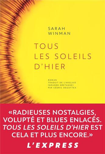 Couverture du livre « Tous les soleils d'hier » de Sarah Winman aux éditions Stephane Marsan