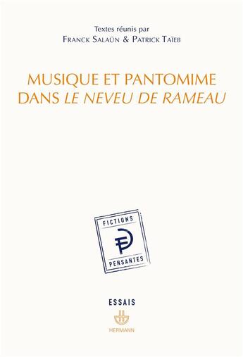 Couverture du livre « Musique et pantomime dans le Neveu de Rameau » de Patrick Taieb et Franck Salaun aux éditions Hermann