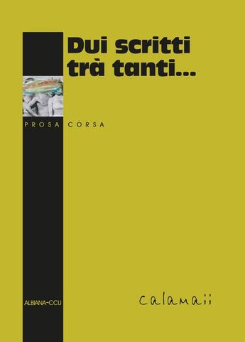 Couverture du livre « Dui scritti tra tanti... » de  aux éditions Albiana