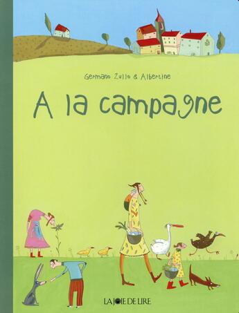 Couverture du livre « À la campagne » de Albertine Zullo aux éditions La Joie De Lire