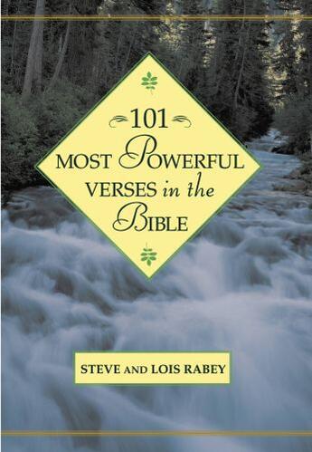 Couverture du livre « 101 Most Powerful Verses in the Bible » de Rabey Lois aux éditions Faitwords