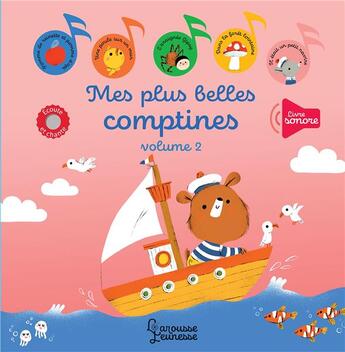 Couverture du livre « Mes plus belles comptines t.2 » de Maria Neradova aux éditions Larousse