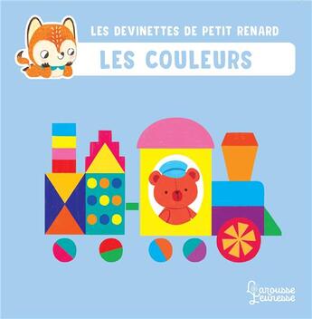 Couverture du livre « Les devinettes de Petit Renard : les couleurs » de Sara Sanchez aux éditions Larousse