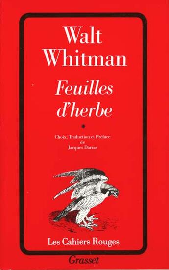 Couverture du livre « Feuilles d'herbe t.1 » de Withman W. aux éditions Grasset