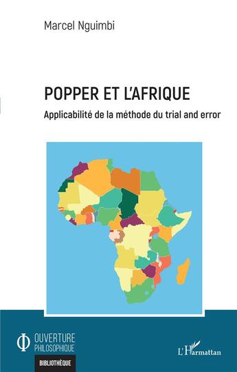 Couverture du livre « Popper et l'Afrique ; applicabilité de la méthode du trial and error » de Marcel Nguimbi aux éditions L'harmattan