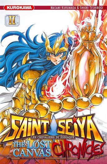 Couverture du livre « Saint Seiya - the lost Canvas ; chronicles Tome 2 » de Masami Kurumada et Shiori Teshirogi aux éditions Kurokawa