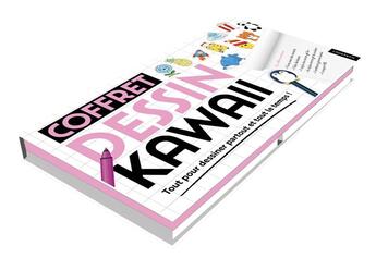 Couverture du livre « Coffret dessin nomade - kawaii » de  aux éditions Marabout