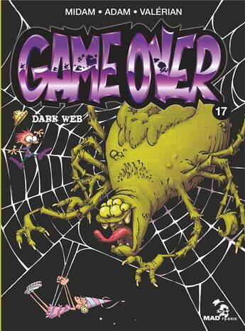 Couverture du livre « Game over Tome 17 : dark web » de Valerian et Midam et Adam aux éditions Glenat