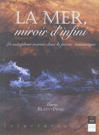 Couverture du livre « Mer miroir de l infini » de Pur aux éditions Pu De Rennes