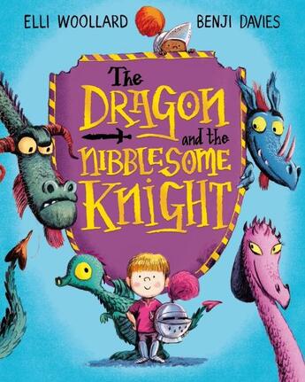 Couverture du livre « THE DRAGON AND THE NIBBLESOME KNIGHT » de Benji Davies et Elli Woollard aux éditions Pan Macmillan