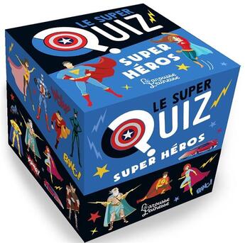 Couverture du livre « Le super quiz super heros » de Aurore Meyer aux éditions Larousse