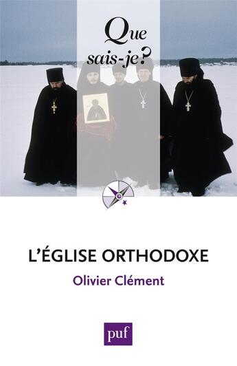 Couverture du livre « L'église orthodoxe » de Olivier Clement aux éditions Que Sais-je ?